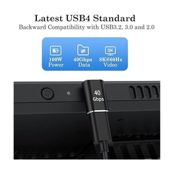 Adaptador USB C de 90 grados paquete de 4 AuviPal de 40_4