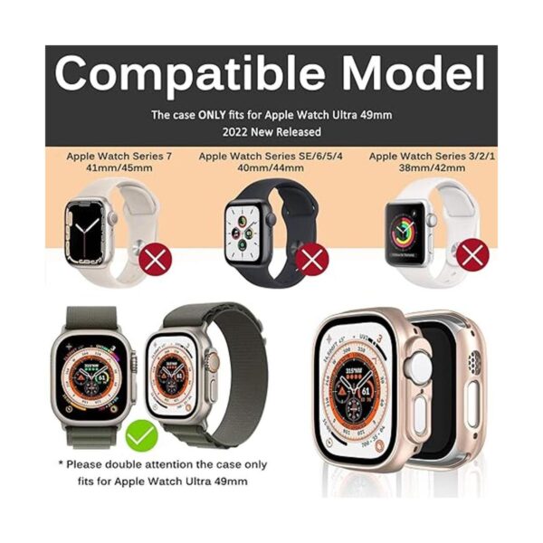 Miimall Funda compatible con Apple Watch Ultra de 1.929_2