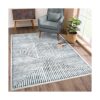 Bloom Rugs Caria Alfombra lavable antideslizante de 4 x 6