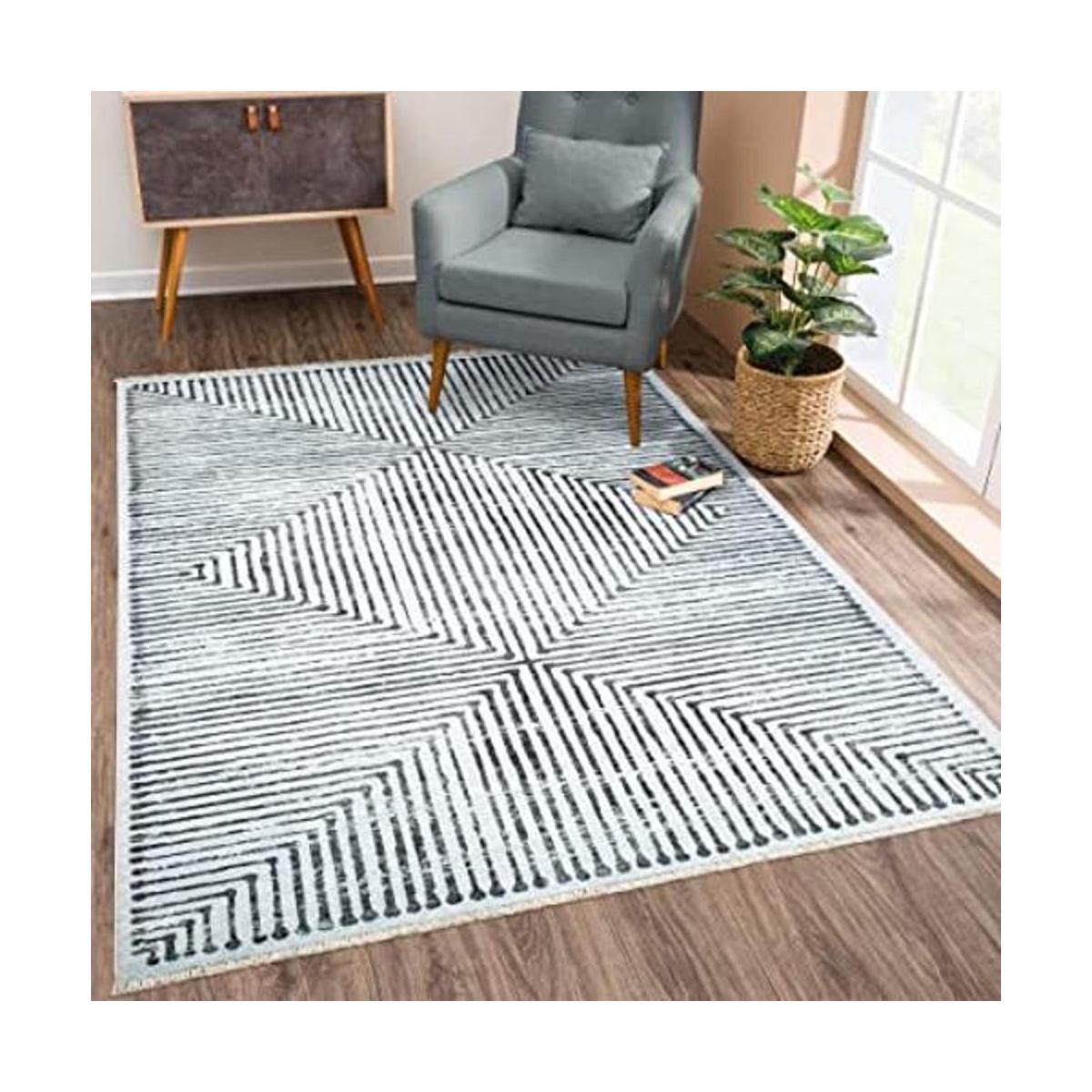 Bloom Rugs Caria Alfombra lavable antideslizante de 4 x 6