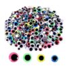 UPINS 1000 unidades Googly Wiggle Eyes autoadhesivas para