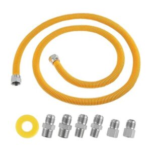 Línea de gas flexible de acero inoxidable de 72 pulgadas