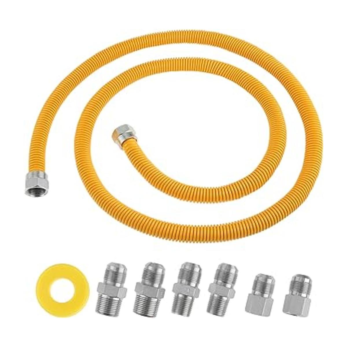 Línea de gas flexible de acero inoxidable de 72 pulgadas