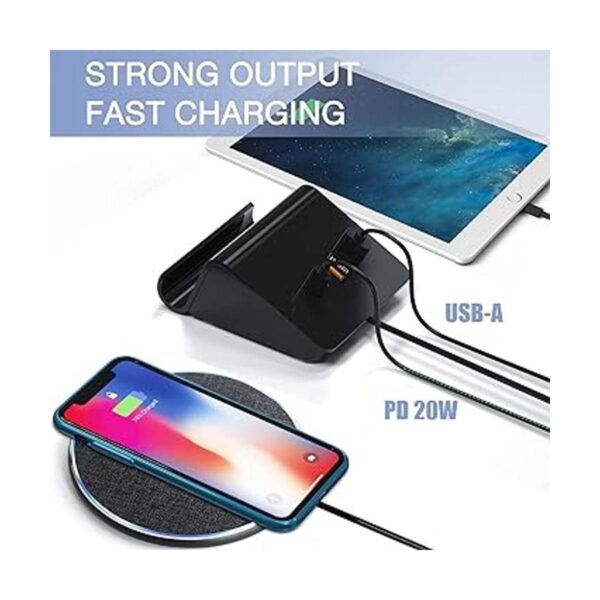 SOLOPEN Estación de carga USB C de 45 W concentrador de_2