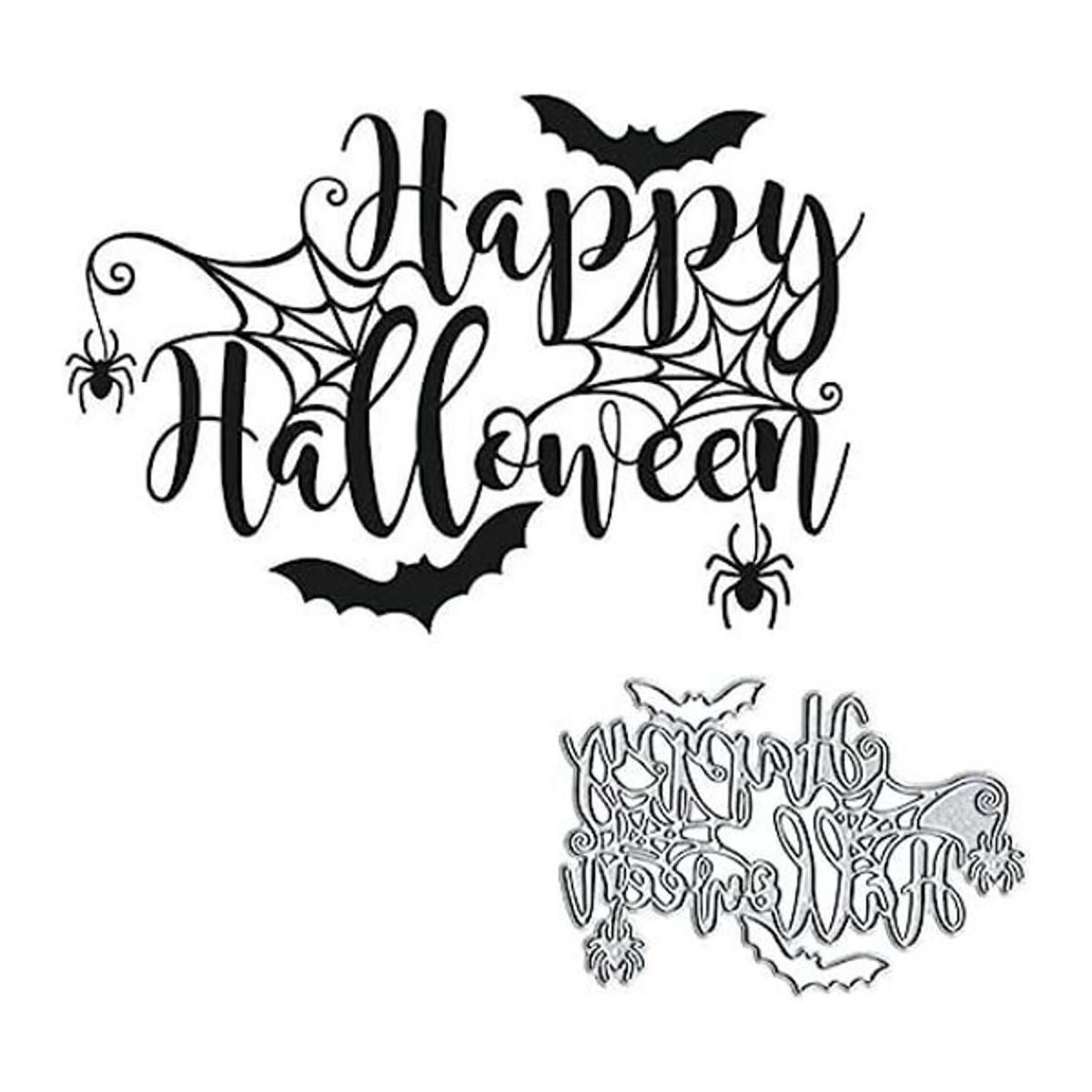 Happy Halloween Letters Metal Die Cuts Happy Halloween
