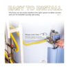 Línea de gas flexible de acero inoxidable de 72 pulgadas