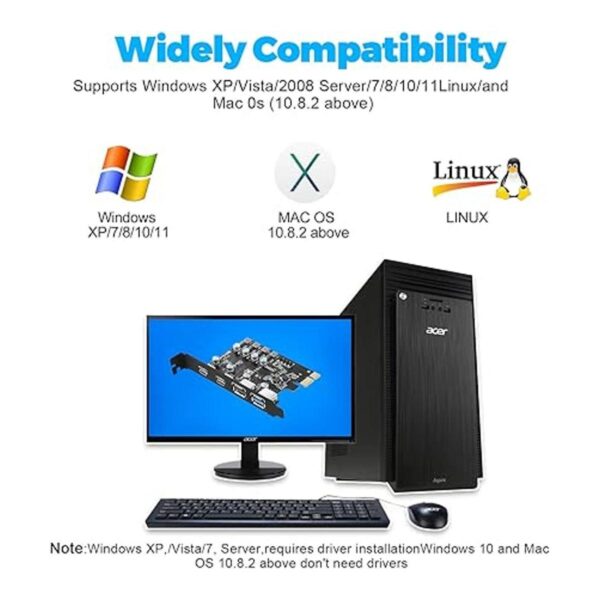 Tarjeta de expansión PCIE a USB 3.0 de 4 puertos 2_5