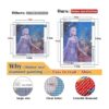 FFPTBNYX Paquete de 12 kits de pintura de diamantes para
