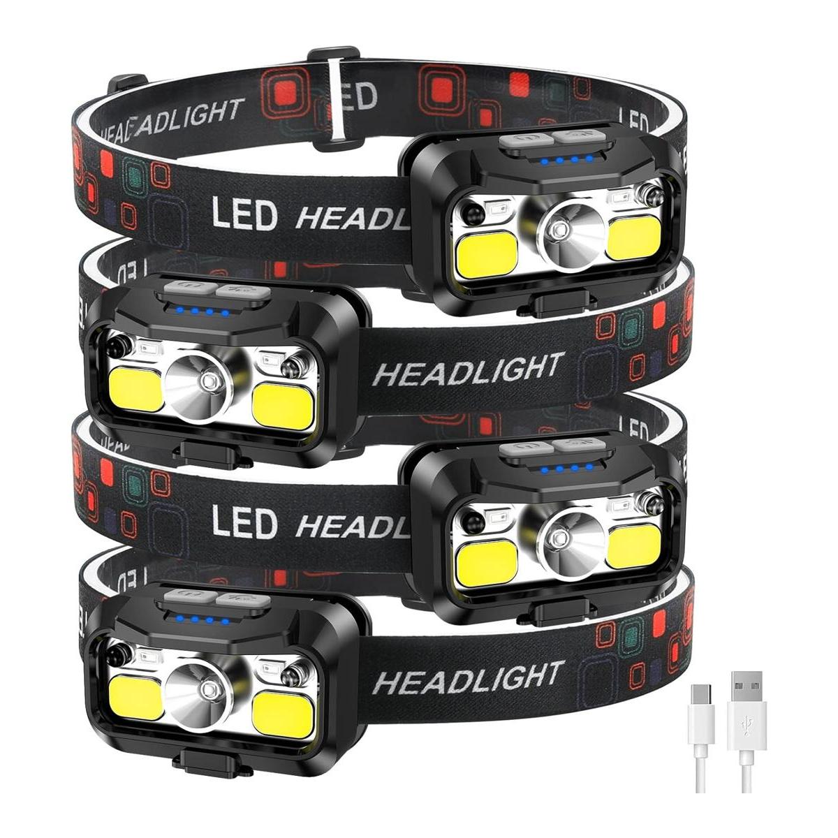 LHKNL LHKNL 1100 lúmenes lámpara de cabeza con sensor de