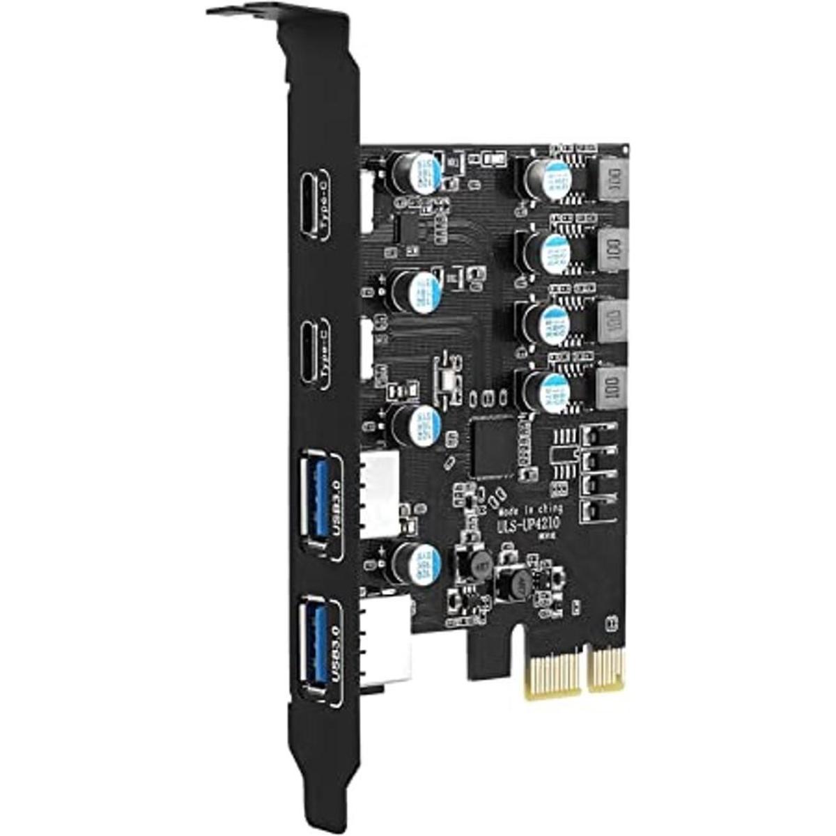 Tarjeta de expansión PCIE a USB 3.0 de 4 puertos 2