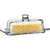 Royalty Art Mantequilla de vidrio con tapa recipiente de_1