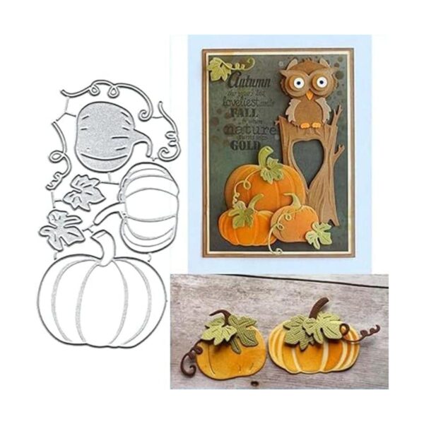 Troqueles de metal de calabaza de Halloween plantillas de