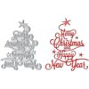 Troqueles de metal para árbol de Navidad troqueles de