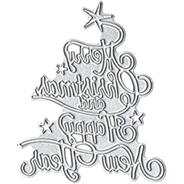 Troqueles de metal para árbol de Navidad troqueles de