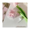 Bonita funda para AirPod con llavero lazo rosa diseño