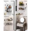 IPERLIFE Corner Shower Caddy Black Shower Organizer_2