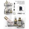 IPERLIFE Corner Shower Caddy Black Shower Organizer_4