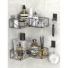 IPERLIFE Corner Shower Caddy Black Shower Organizer_1