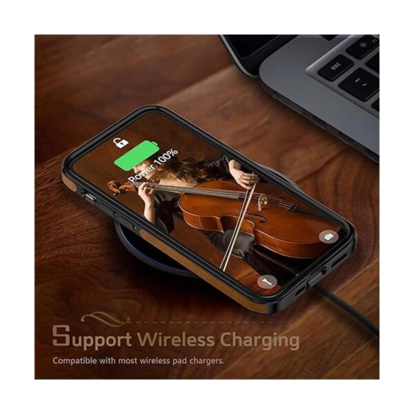 LOHASIC Compatible con iPhone 14 Pro Max funda de cuero_2