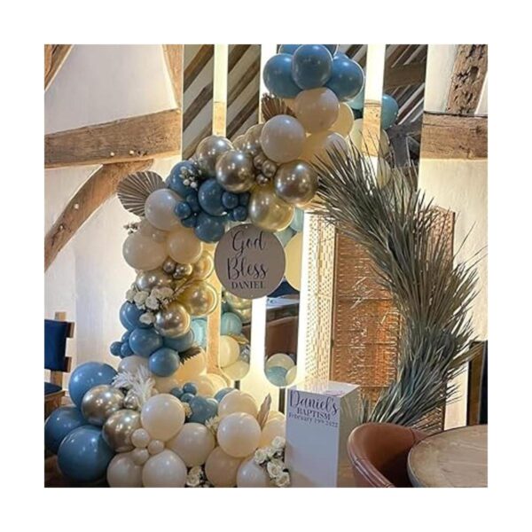 Beaumode Kit de arco de guirnalda de globos dorados de