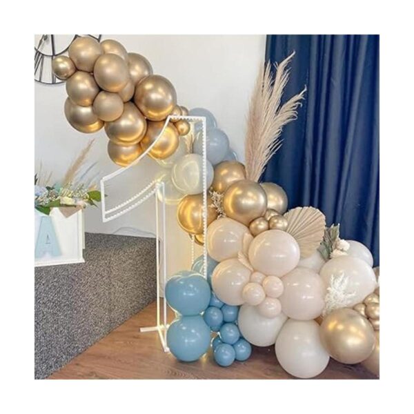 Beaumode Kit de arco de guirnalda de globos dorados de