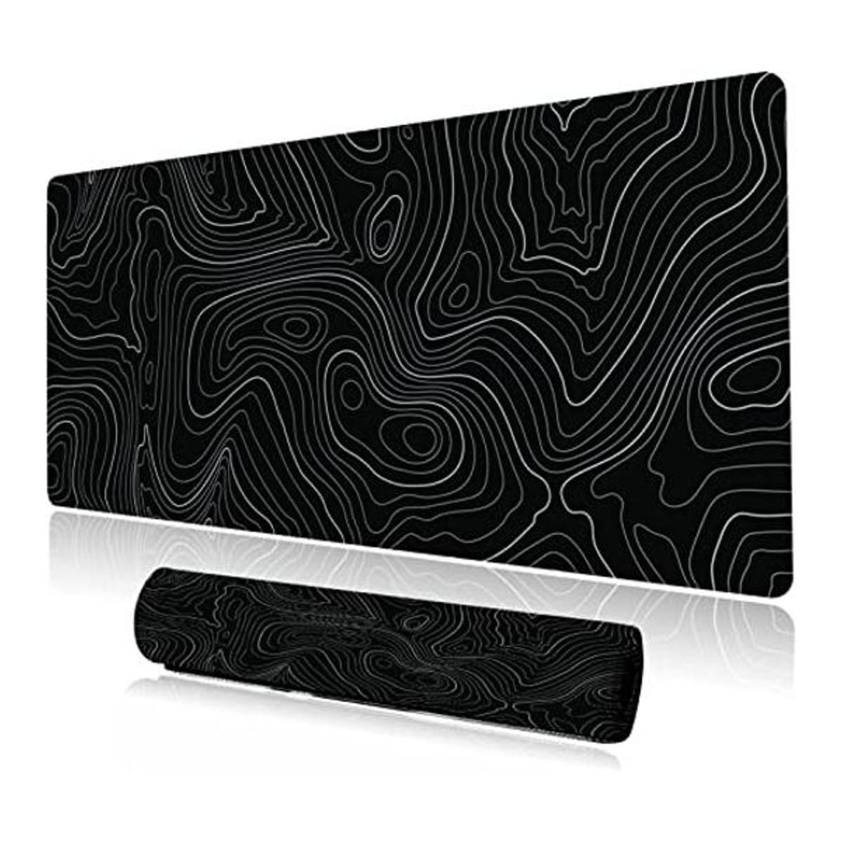 Tapete de escritorio patrón de líneas topográficas de