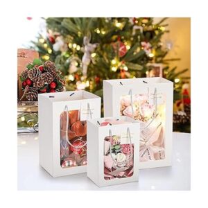 ZENFUN Paquete de 24 bolsas de regalo blancas con ventana_6
