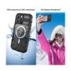 Funda impermeable para iPhone 14 Pro Max con protector de_3