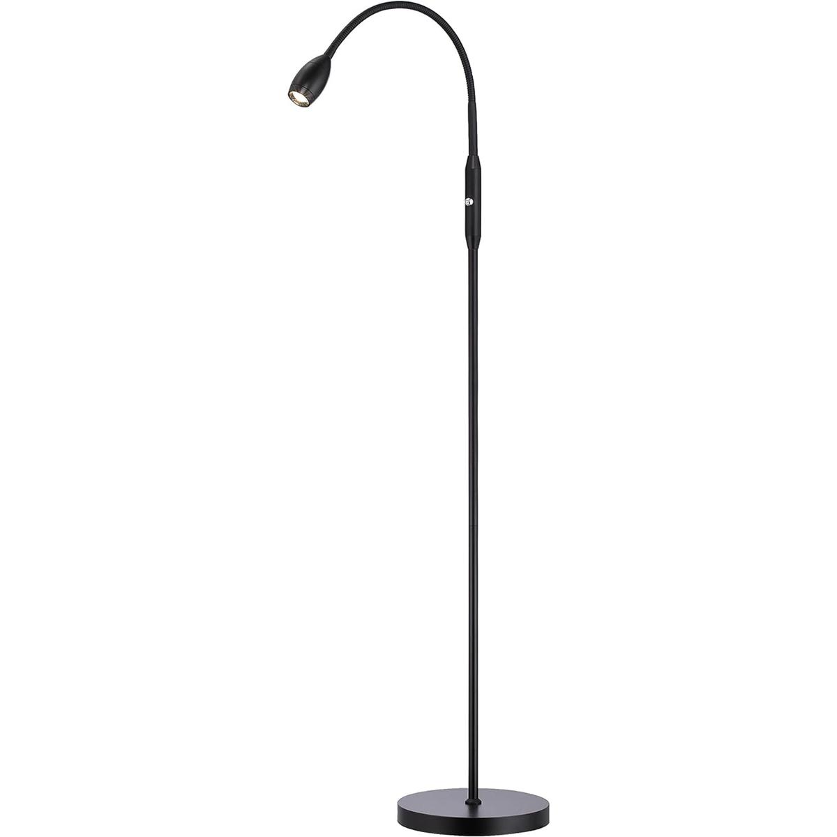 OBright Ray Lámpara de pie de haz LED ajustable foco