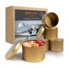 BBAXI 24 latas de velas de 8 onzas tarros de velas vacíos