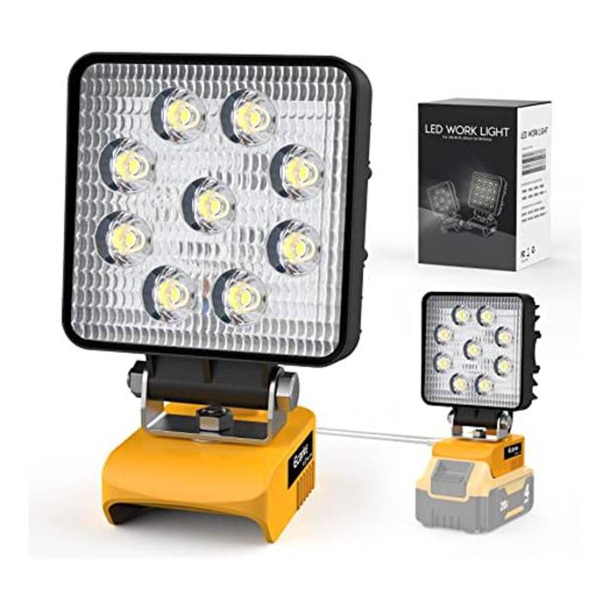 Luz de trabajo mejorada 2022 para DeWALT luces LED