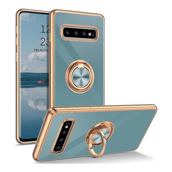DUEDUE Funda para Samsung Galaxy S10 Plus con soporte para_1