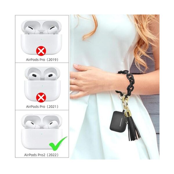 ORATYFAN Funda de silicona para AirPods Pro de 2_2