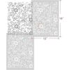 GSS Designs Plantillas florecientes para pintar en_6