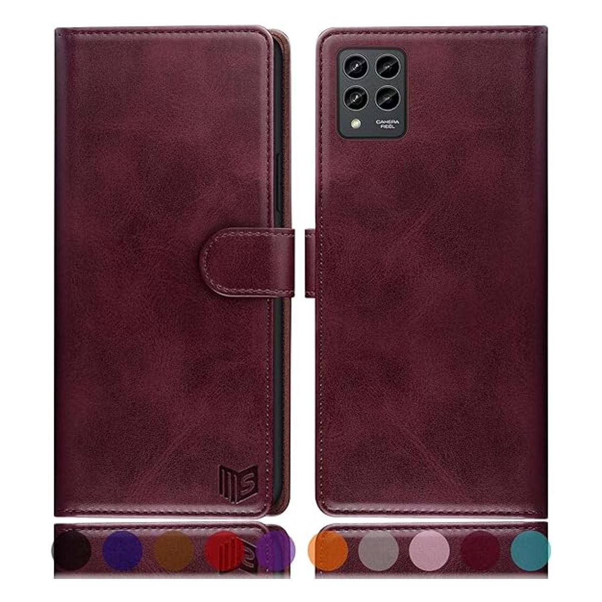 SUANPOT para PU TMobile Revvl 6 Pro 5G Funda tipo cartera
