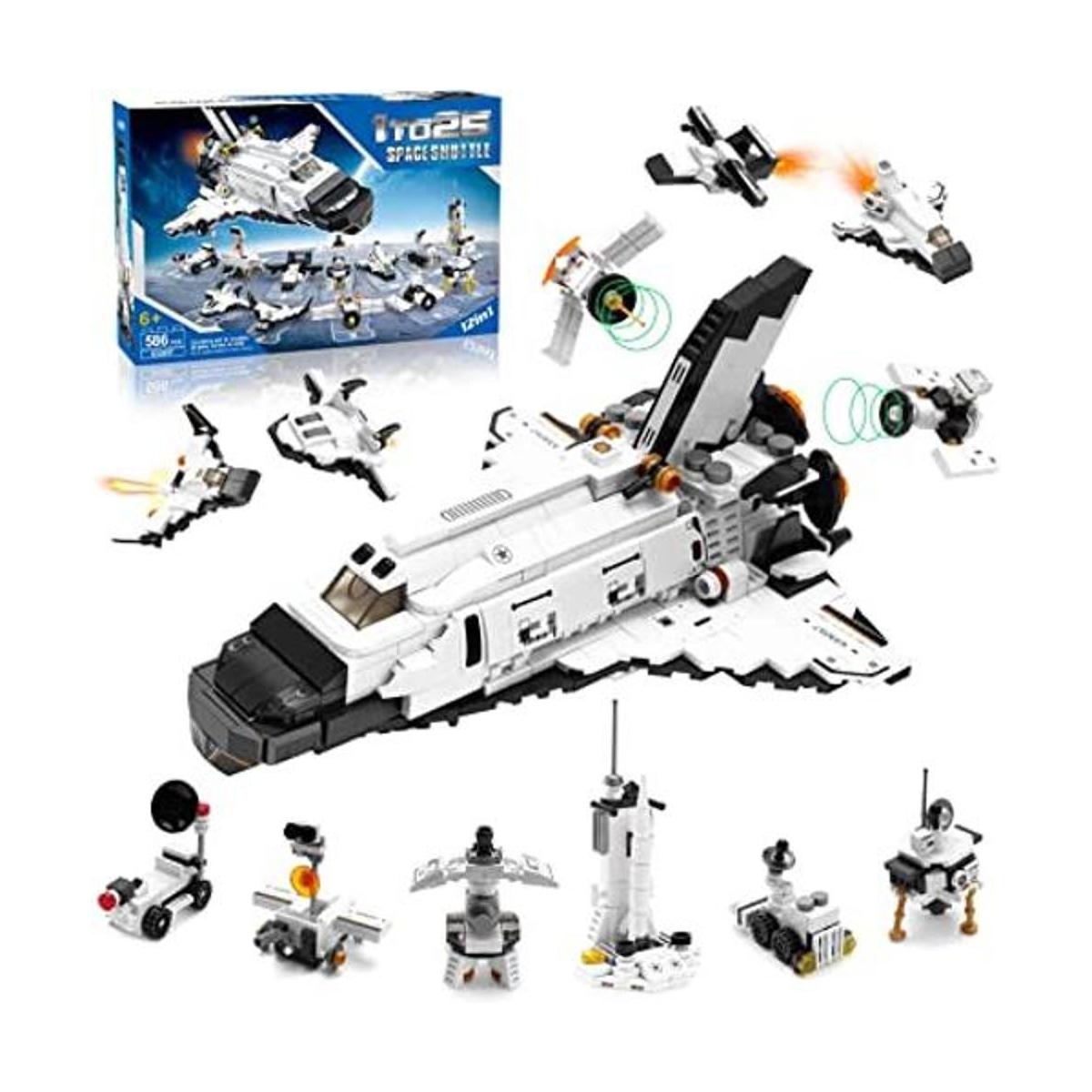 DADMCFD Kit de construcción de juguete de transbordador