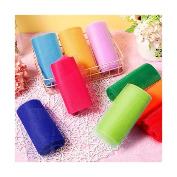 JaGely Rollos de tul de 32 colores de 6 x 25 yardas tela