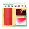 JaGely Rollos de tul de 32 colores de 6 x 25 yardas tela
