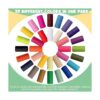 JaGely Rollos de tul de 32 colores de 6 x 25 yardas tela