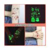 Partywind 235 estilos de tatuajes de Navidad brillantes_2