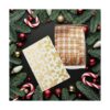 UNIQOOO 12 cajas de camisa de Navidad de color dorado_4
