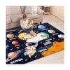 LTKOUGFAM Outer Space Alfombra infantil para sala de_5