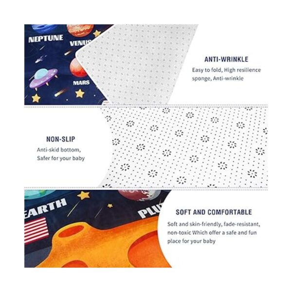 LTKOUGFAM Outer Space Alfombra infantil para sala de_4
