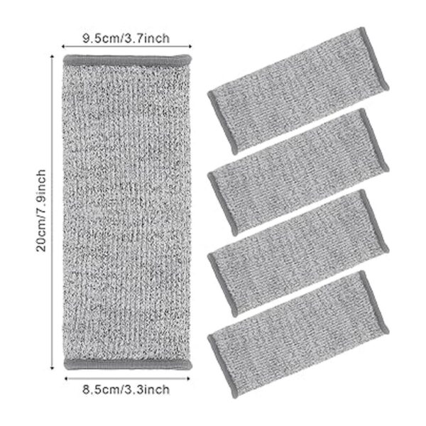 4 pares de protecciones de brazo para piel fina y