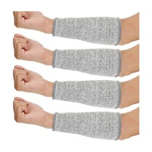 4 pares de protecciones de brazo para piel fina y