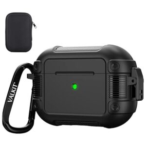 Valkit Funda compatible con Airpods Pro 2 con bloqueo