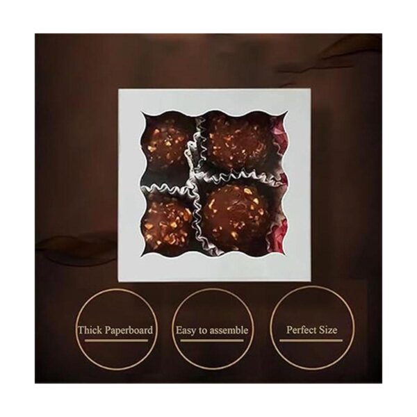 RomanticBaking 3 14 x 3 14 x 1 12 pulgadas 50 cajas de