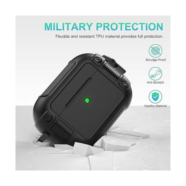 Valkit Funda compatible con Airpods Pro 2 con bloqueo