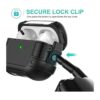 Valkit Funda compatible con Airpods Pro 2 con bloqueo