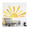 Calcomanías de pared estilo bohemio de medio sol 42 x